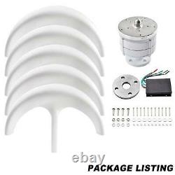 10000W 24V Max Power 5 Blades DC Wind Turbine Generator Kit with Charge Controller