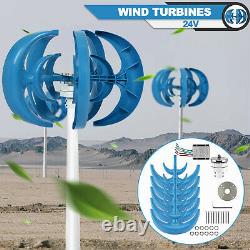 10000W 4&5 Blades Auto Windward Lantern Wind Turbine Generator Vertical Axis 24V