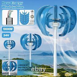 10000W 4 Blades Auto Windward Lantern Wind Turbine Generator Vertical Axis 24V
