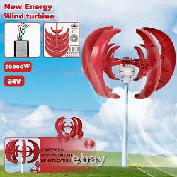 10000W 4 Blades Auto Windward Lantern Wind Turbine Generator Vertical Axis 24V