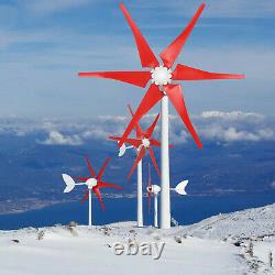 10000W Max Power DC 24V 6-Blades Wind Turbine Generator Horizontal Wind Power