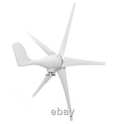 10000W Wind Turbine Generator 5 Blades Charger Controller Windmill Power AC 12V