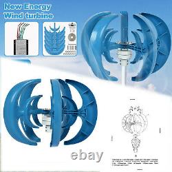 10000W Wind Turbine Generator Kit 5 Blades AC-12V With Power Charge Controller