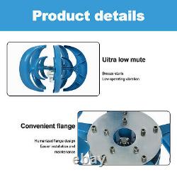 10000W Wind Turbine Generator Kit 5 Blades AC-12V With Power Charge Controller