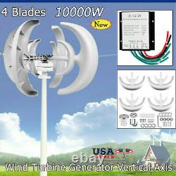 10000W4 Blades 24V Auto Windward Lantern Wind Turbine Generator Vertical Axis