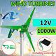 1000w 12v 3 Blade Wind Turbine Generator Windmill Home Power Withcharge Controller