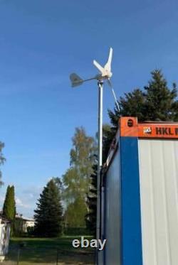 1000W 3 Blades 24V 48V Wind Turbine Generator Kits Windmill Power With Controller