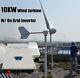 10kw 220v 380v Wind Turbine Kit With On Grid Inverter 3 Phase Wind Power Generator