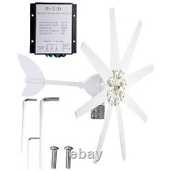 12000W Wind Turbine Generator Kit 8 Blades Windmill 24V Controller Quiet