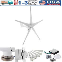 1200W 12V Wind Turbine Generator Kit 5 Blades With Charge Controller Home Power