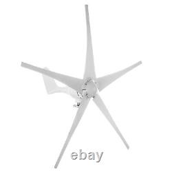 1200W Wind Turbine Generator 12VDC with5 Blades Charger Controller Windmill Power