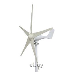 1200W Wind Turbine Generator 5 Blades Charger Controller Windmill DC 12/24V New