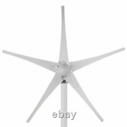 1200W Wind Turbine Generator DC 12V Charger Controller Home Power 5 Blades US