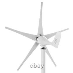 1200W Wind Turbine Generator Kit 5 Blades Windmill DC 12/24V Charger Controller