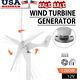 1200w Wind Turbine Generator Kit 5 Blades With Dc12v Charge Controller White Usa