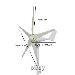 1200W Wind Turbine Generator Kit For Home Boat Windmill Power DC 12V/24V 5 Blade