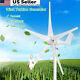 1200w Wind Turbine Generator Kit With5 Blades Dc12v Charge Controller Home Power