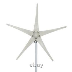 1200W Wind Turbine Generator Kit with5 Blades DC12V Charge Controller Home Power