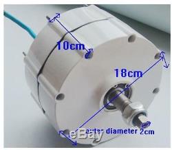 12V/24V Permanent Magnet Generator AC Alternator for Wind Turbine 100-400W
