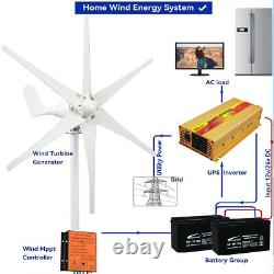 12V/24V Wind Turbine Generator 5 blades- for Hut, Cabin, Boat, Off grid power