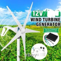12V 9000W 5 Blades Wind Turbine Generator Power + Charge Controller