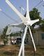 12v Dc 400w 5 Blades Wind Turbine Wind Power Generation Plastic