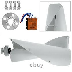 12V Helix maglev Axis Wind Turbine Generator Vertical 400W with MPPT Controller US