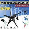 1500/2000/3000w Dc12/24v 3/5 Blades Wind Turbine Generator With Charge Controller