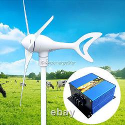 1500 W Watt AC 24V Wind Turbine Generator 3 Blade + Charge Controller