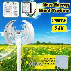 15000W DC 24V 4 Blades Lantern Wind Turbine Generator Vertical Axis Windmill