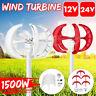 1500w 12v/24v Lanterns 5 Blades Wind Turbine Generators Vertical Axis+controller
