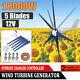 18000w 5 Blades Wind Turbines Generator Horizontal 12v Energy Turbines Charge