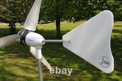 1kW Wind Turbine 48V Battery Charger and 5kW Inverter 230VAC Off Grid