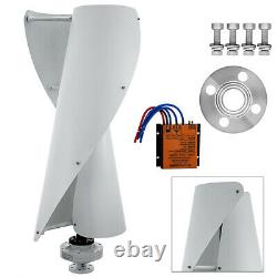 2 Ring Flange Vertical Helix Wind Power Turbine Generator Set With Controller US