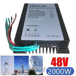 2000W 48V Wind Turbine Generator Waterproof Enery Power With Charge Controller4g
