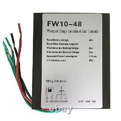 2000W 48V Wind Turbine Generator Waterproof Enery Power With Charge Controller4g