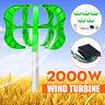 2000w Dc 12/24/48v 5 Blades Wind Turbines Generator Vertical Charge