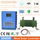 2000w Mppt Solar Wind Turbine Generator Hybrid Charger Controller 12v/24v/48v