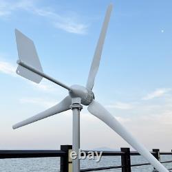 2000W Wind Turbine Generator 24V 48V 3 Blades Windmill for Wind Power Generator