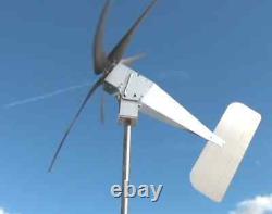 2400W Typhoon Up Tilting Unibody Yaw Wind Turbine Generator 5KT props 48 Volt DC