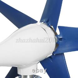 24V 9000W 5 Blades Wind Power Turbine Generator Kit with Charge Controller USA