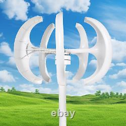 24V Vertical Axis Wind Power Turbine Generator Controller Home Windmill White