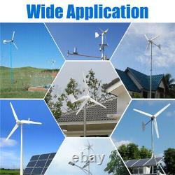 Details about   4000W 12V/24V 3/5 Blade Wind Turbines Generator W/ Charge Controller Home Power
