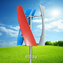 3 Blade Helix Vertical Wind Turbine Wind Generator 12V 400W Windmill +Controller