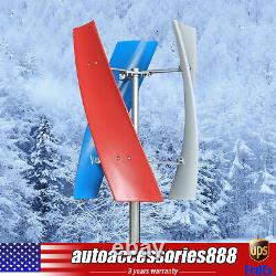 3-Blade Wind Turbine Generator Vertical Wind Power Device with Controller 12V 400W