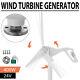 3 Blades 400w Wind Turbine Generator Unit Dc 24v Power Charge Controller New