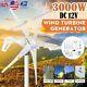 3000w Max Power 5 Blades Dc 12v Wind Turbine Generator Kit W Charge Controller L