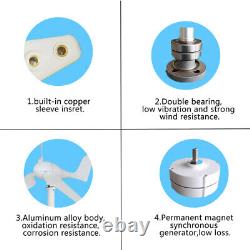 3000W Max Power Wind Turbine Generator Kit With Charge Controller DC 24V Windmill