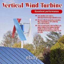 3000W Vertical Axis Wind Turbine Generator AC 12V Controller Home Windmill Kit