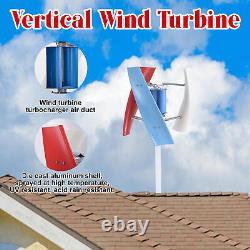 3000W Vertical Axis Wind Turbine Generator AC 12V Controller Home Windmill Kit